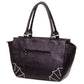 Banned Alt - Bat Wings - Schwarz / Weiß Handtasche