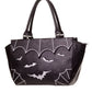 Banned Alt - Bat Wings - Schwarz / Weiß Handtasche