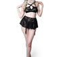 Forest Ink Gothic Clothing -  Lenore Lingerie Gothic Garter Skirt