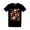 Faces of Peter Cushing - Classic Horror Movie Poster Art - T-Shirt