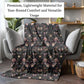 Gothic Fleece Blanket - Butterfly Moon - Luxury Twin / Double Velveteen Fleece Blanket