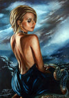 Rick Melton – Emma Roberts – Scream Queens – Kunstdruck