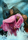 Rick Melton – Frankenstein und die Frau – Klassischer Horror – Kunstdruck