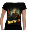 Friday 13th  -  Cult Horror Movie Franchise Women's Capsleeve Graphic Tee