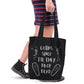 Sac cabas gothique - Shop Til You Drop - Sac shopping gothique | Sac de plage | Cabas