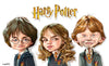 Sebastian Cast – HARRY POTTER – Film- und Fernsehkarikaturen – Kunstdruck