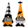 Halloween Decoration Gnomes,2PCS Gonk Gnome-Halloween Gnome Bat Plush Handmade Swedish Tomte Scandinavian Ornaments for Home Ornament Halloween Ghost Toy Window Shelf Desk Decor Pumpkin Bat Spider Hat