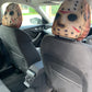 Jeu de housses d'appuie-tête de siège de voiture d'horreur - Jason - Vendredi 13