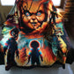 Horror Movie Blanket - Chucky Blanket - Luxury Twin / Double Fleece Blanket