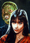 Rick Melton - Jacquline Pearce - Scream Queens - Impression d'art