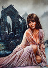 Rick Melton - Judy Matheson hantée - Reines du cri - Impression d'art