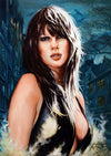 Rick Melton – Judy Matheson – Scream Queens – Kunstdruck