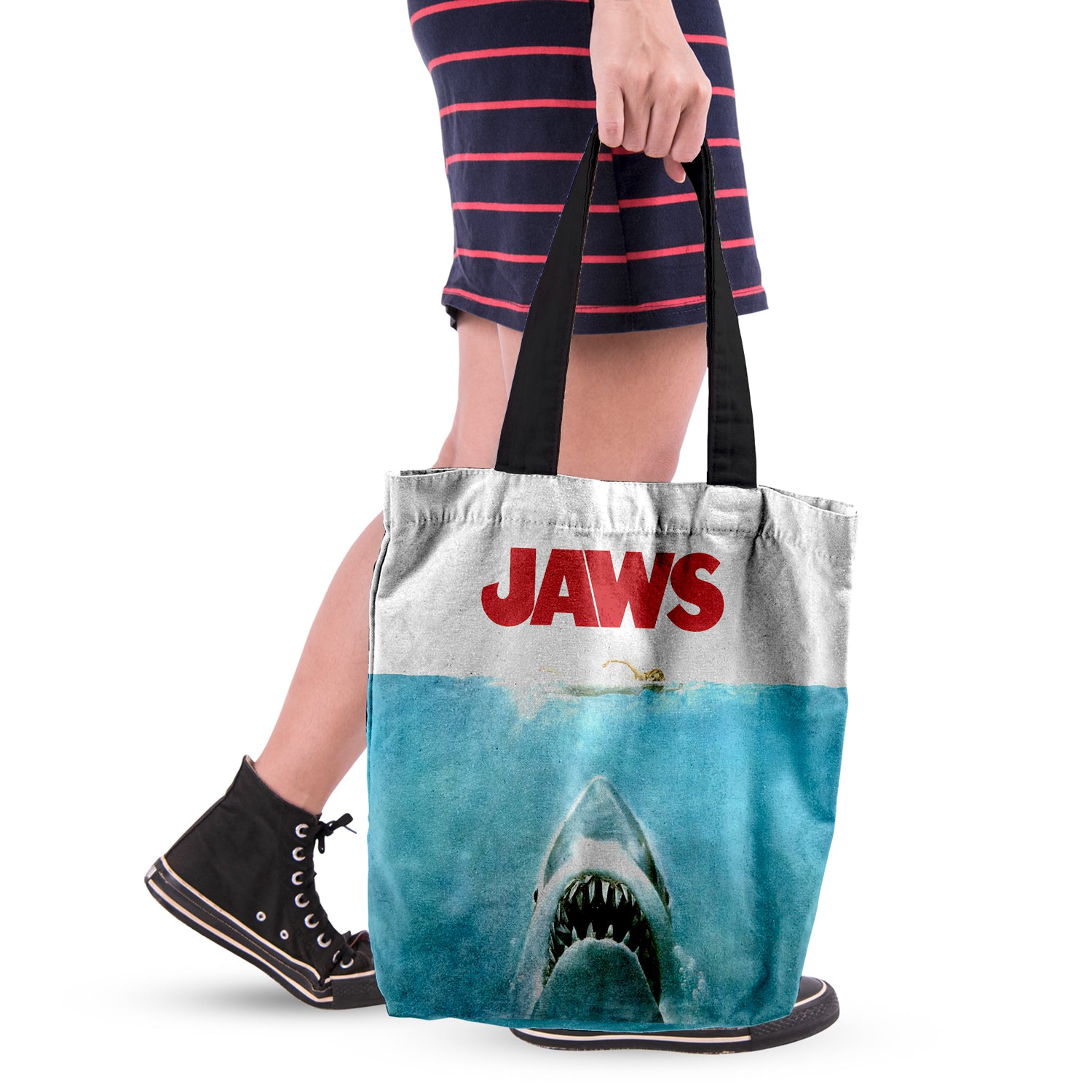 Horror Tote Bag - JAWS - Horror Shopping Bag | Beach bag | Tote Bag