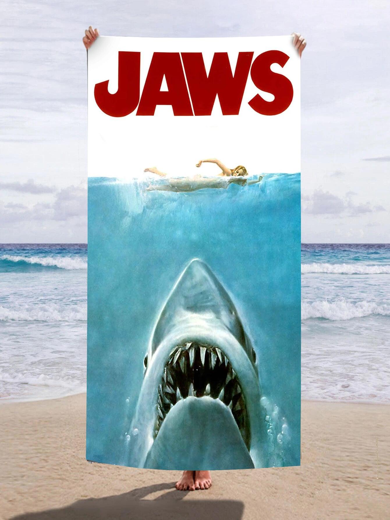 WSH - JAWS MOVIE POSTER - Beach Towel