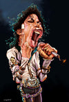 Sebastian Cast – MICHAEL JACKSON – Musiker-Karikatur – Kunstdruck