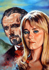 Rick Melton - Mike Raven & Yutte Stensgaard - Gravure d'art Scream Queens