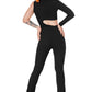 Restyle - Moon Army - Bodysuit - Asymmetric Blouse