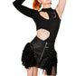 Restyle - Moon Army - Bodysuit - Asymmetric Blouse