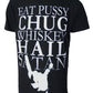 Darkside - PENTAGRAMM BAPHOMET - Glow In The Dark - T-Shirt - Schwarz 