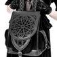 Restyle - Rosarium - Sac à Dos Gothique avec Motif Cathédrale Découpé au Laser