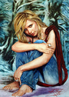 Rick Melton - Sarah Michelle Gellar - Impression d'art Scream Queens
