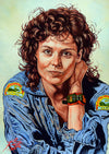 Rick Melton - Sigourney Weaver 2 - Scream Queens Art Print