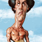 Sebastian Cast – SLY STALLONE – Film- und Fernsehkarikaturen – Kunstdruck