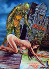 Rick Melton – Suzi macht den Gill Man – Suzi Shaw – Kunstdruck