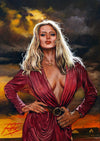 Rick Melton - Sybil Danning - Scream Queens Art Print