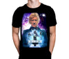 The Third Doctor - 70's Retro TV - T-Shirt - Mens Black Gildan T-Shirt - Doctor Who