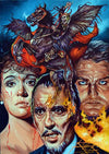 Rick Melton - Les rites de Satan - Horreur classique - Impression d'art
