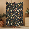 Gothic Fleece Blanket - Winter Solstice  - Luxury Twin / Double Velveteen Fleece Blanket
