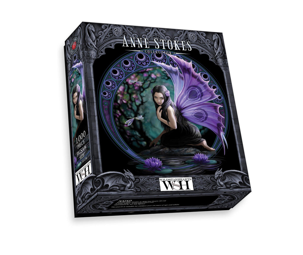 Anne Stokes - Naiad - 1000 piece jigsaw - Wild Star Hearts 