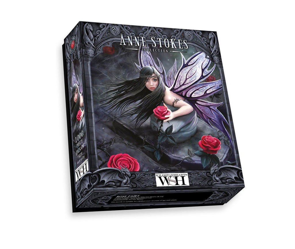 Anne Stokes - Rose Fairy - 1000 piece jigsaw - Wild Star Hearts 