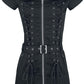 Banned Alt - MOD DRESS - Women's Black Dress - Wild Star Hearts 