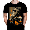 Steve McQueen's Bullitt - Retro TV-Show / Filmplakatkunst - T-Shirt