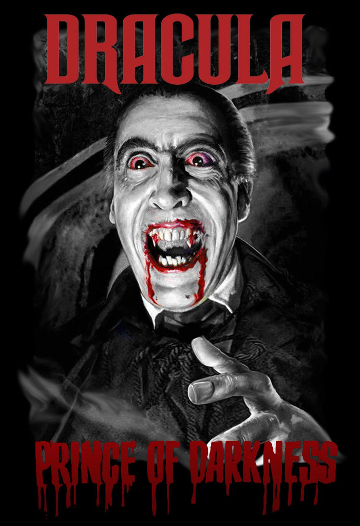 DRACULA PRINCE OF DARKNESS - Movie Poster T-Shirt - Wild Star Hearts 