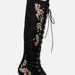 Restyle - Astrantia - Knee-High Platform Goth Boots
