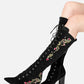Restyle - Astrantia - Knee-High Platform Goth Boots