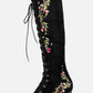 Restyle - Astrantia - Knee-High Platform Goth Boots