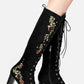 Restyle - Astrantia - Knee-High Platform Goth Boots