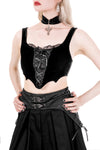 Restyle - Batwing- Gothic Blouse Lace Corset Top