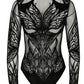 Restyle - Elven Whispers - Ethereal Velvet and Mesh Bodysuit