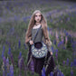Restyle - Botanical - Gothic Black Handbag