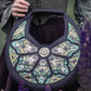 Restyle - Botanical - Gothic Black Handbag