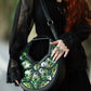 Restyle - Botanical - Gothic Black Handbag
