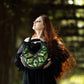 Restyle - Botanical - Gothic Black Handbag