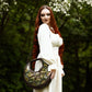 Restyle - Botanical - Gothic Brown Handbag
