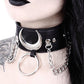 Restyle - Iron Moon Choker - Gothic-Kleidungshalsband