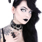 Restyle - Iron Moon Choker - Gothic-Kleidungshalsband